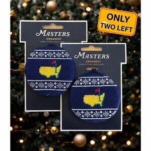 2025 Masters Needlepoint Holiday Ornament ONLY 2 LEFT